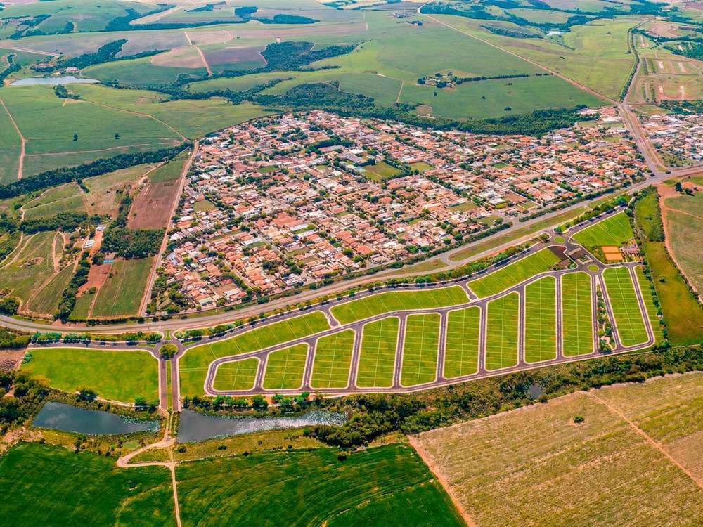 Fazenda São Bento, vista aérea do loteamento