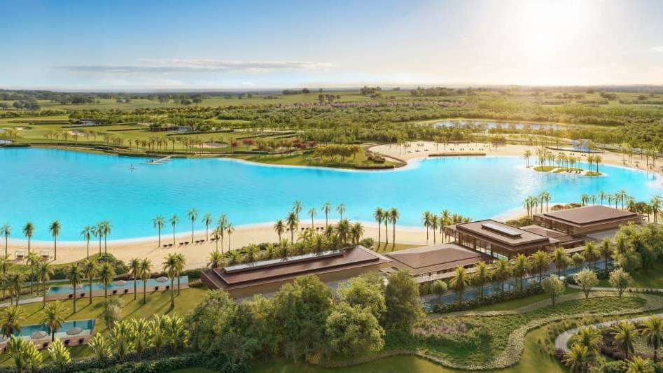 Heritage Riviera, vista da lagoa