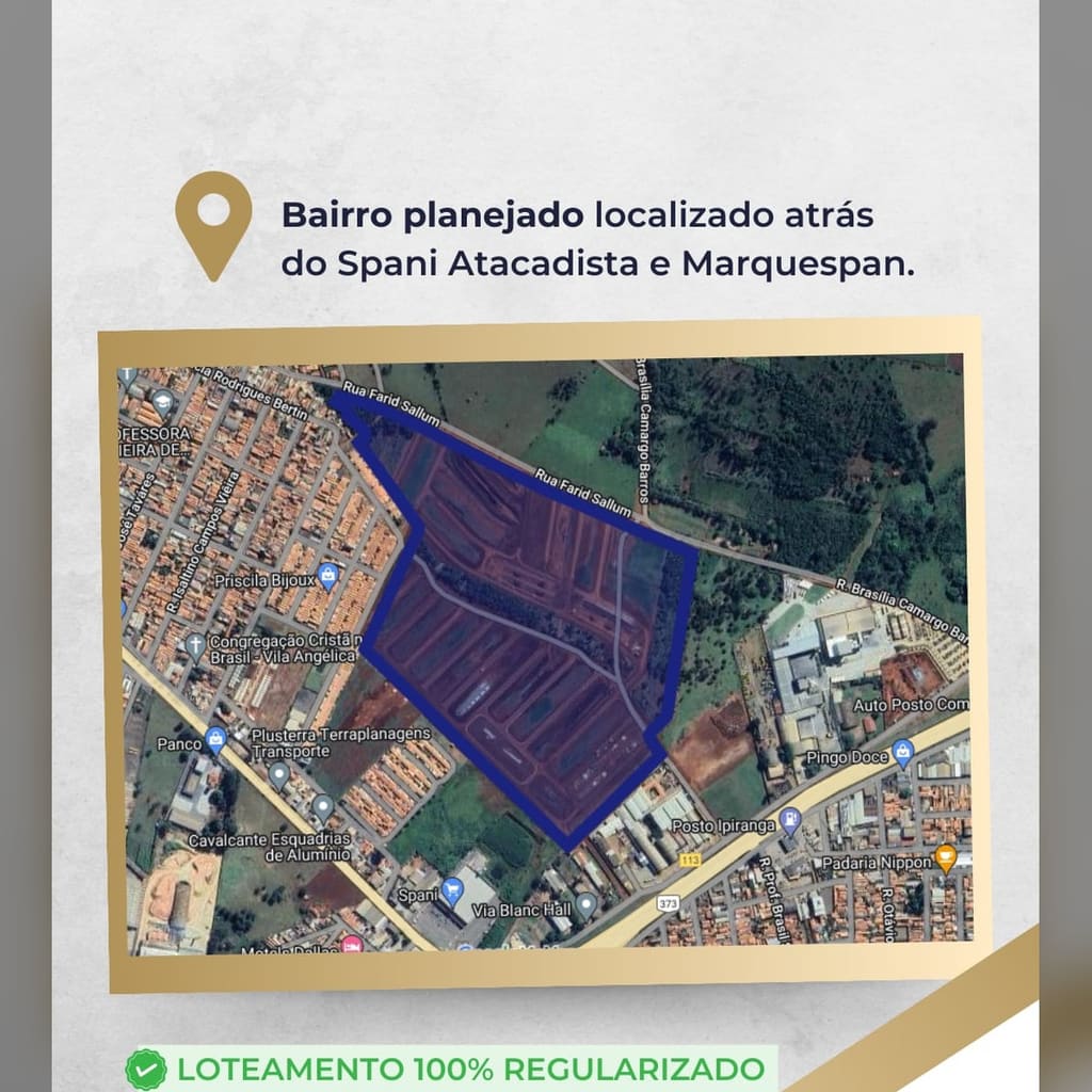Mapa de localização do Portal Ville em Tatuí