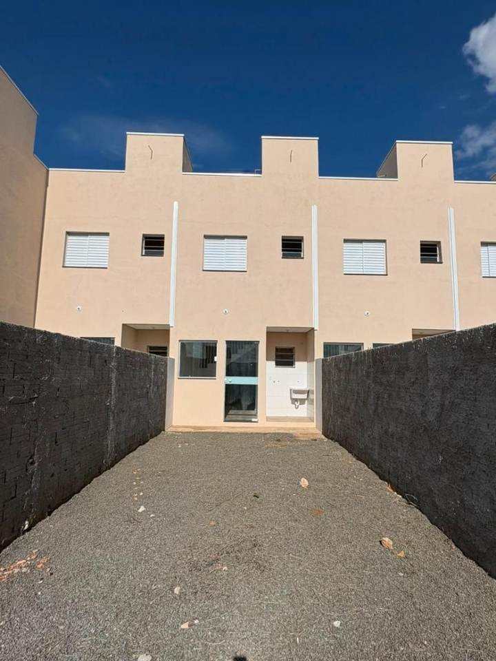 Fachada do sobrado geminado