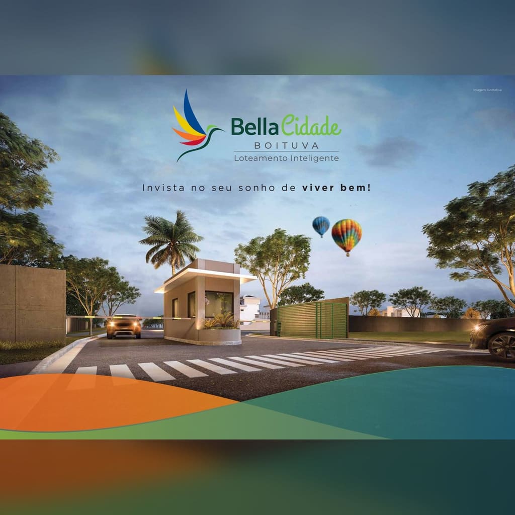 Portaria com guarita e acesso controlado do Bella Cidade, em Boituva