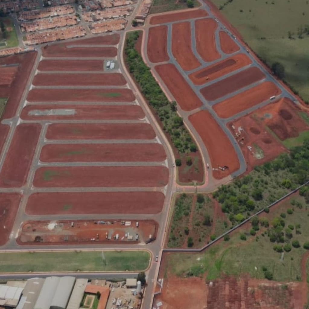Vista aérea das quadras do Portal Ville, em Tatuí